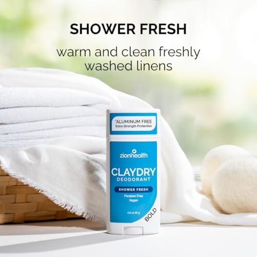 Bold ClayDry Deodorant - Aluminum Free, Extra Strength, 2.8 oz
