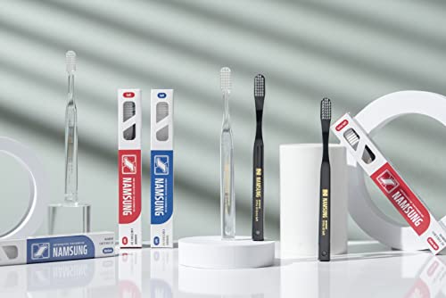 DUJINDENT Orthodontic Toothbrush for Braces - Ortho Compact 20 Soft, 6 Pack