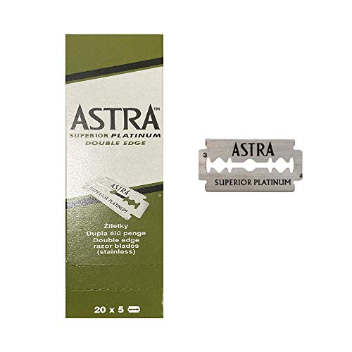 Astra Superior Platinum Double Edge Razor Blades - 200 Count