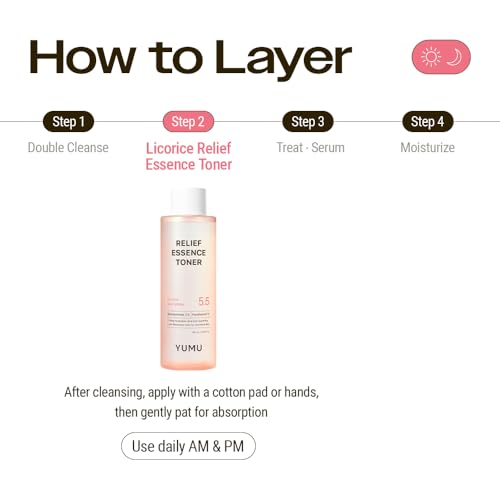 YUMU Licorice Relief Toner for Sensitive Skin - Hydrating & Soothing