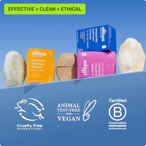 Ethique Purifying Face Cleanser Bars for Oily Skin - Vegan & Cruelty-Free