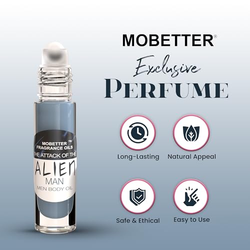 Alien Man Inspired Fragrance Body Oil - Long Lasting Roll-On, 10ml