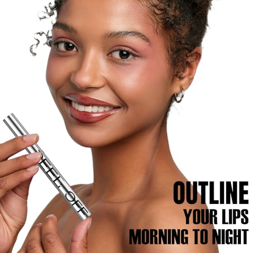LANGMANNI Waterproof Peel-Off Lip Liner Set - Long-Lasting Matte