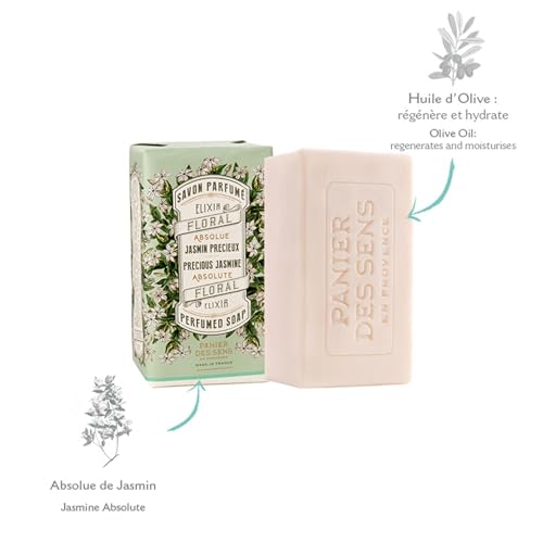 Panier des Sens Jasmine Triple-Milled Soap Bar Duo - 2 x 5.3 oz French Soap
