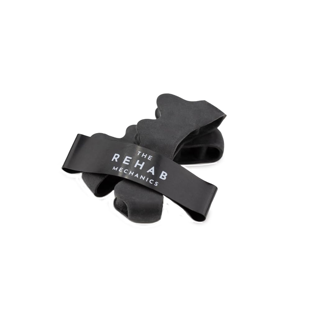 The Rehab Mechanics Toe Spacers Pack – Silicone Toe Spacers + Big Toe Latex Band · Helps with Bunions, Hammer Toe, Overlapping Toes & Plantar Fasciitis · Foot Alignment Tool