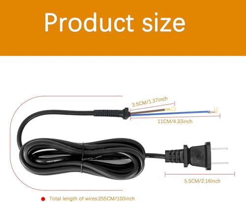 Wahl Clipper Replacement Power Cord for Senior & Magic Clip