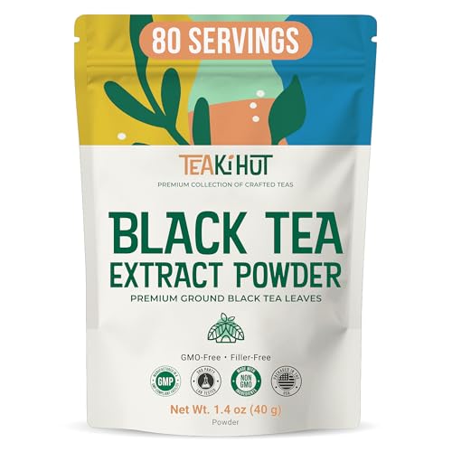 Premium Instant Black Tea Powder - 1.4 oz | Pure and Unsweetened
