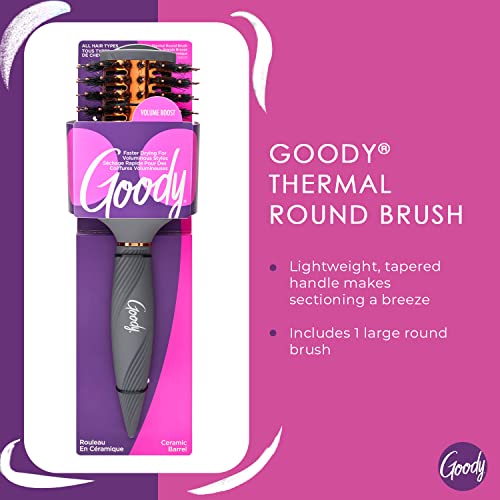 Goody Large Thermal Round Brush for Faster, Voluminous Styles