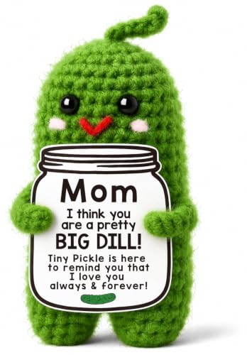 Handmade Crochet Pickle Gift for Mom | Unique Birthday & Holiday Present