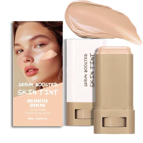 HANJILIAN 3-in-1 Foundation Stick with Serum | Natural Finish, Medium-to-Full Coverage #04