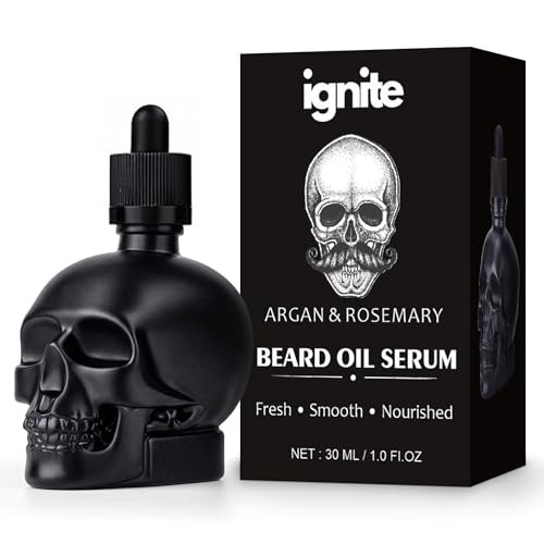 ignite Argan & Rosemary Beard Oil for Men - Non-Greasy Serum