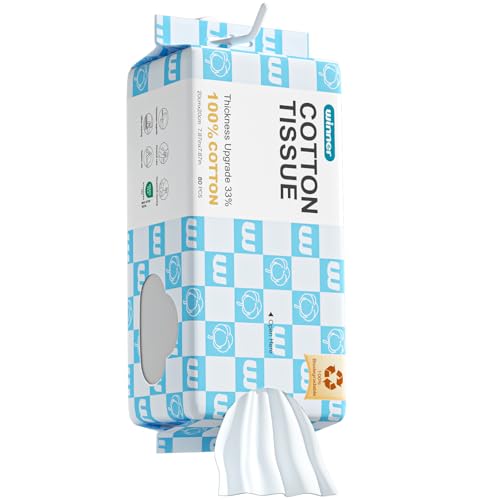 Winner Thicker Hangable Face Towels, 100% Cotton, 80 Count (1 Pack)