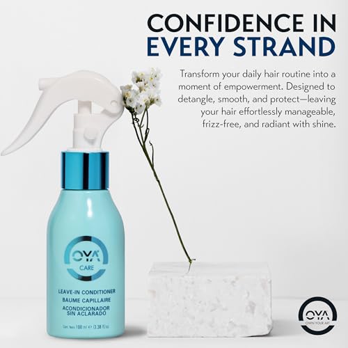 OYA Leave-In Conditioner Spray 100ml with Argan Oil & Green Tea - Hydrating & Frizz Control