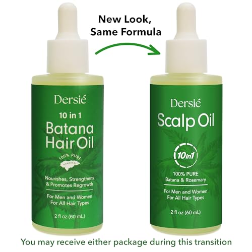Scalp Oil for Hair Loss & Thinning Hair - Nourishing Batana & Tea Tree (60mL)