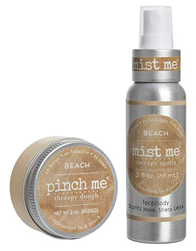 Pinch Me Stress Relief Combo Pack: Therapy Dough and Mist Me Spray - Beach