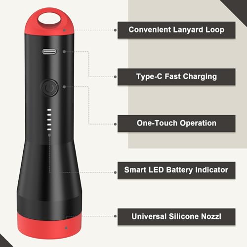 BAMCOO Cordless Electric Vacuum Pump for Travel & Storage