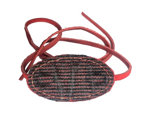 XTBOCA Kids Ponytail Holder, Full Grain Leather Hair Clip with Anti-Slip