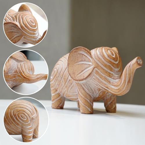 Good Luck Elephant Statue | Resin Decor for Home & Gifts