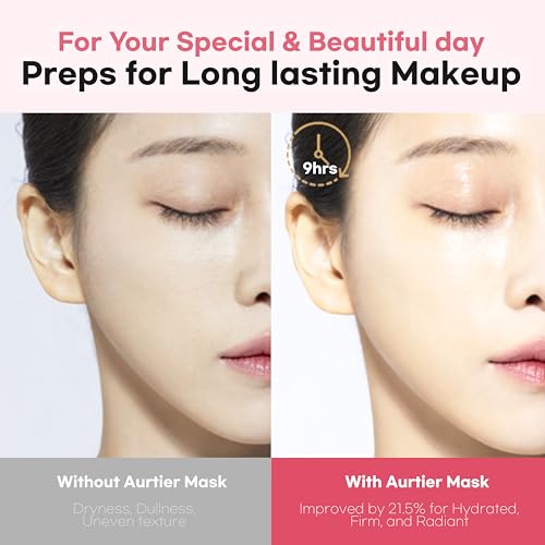 Aurtier Deep Collagen Overnight Mask for Glass Skin, Hydrating & Firming, Vegan Collagen, Pore Minimizer, Sensitive Skin Safe