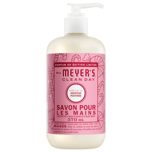 Mrs. Meyer's Peppermint Liquid Hand Soap with Essential Oils - 370 ml