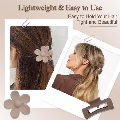 10PCS Non-Slip Hair Clips Jaw for Thick Clamp Flower Accessories with