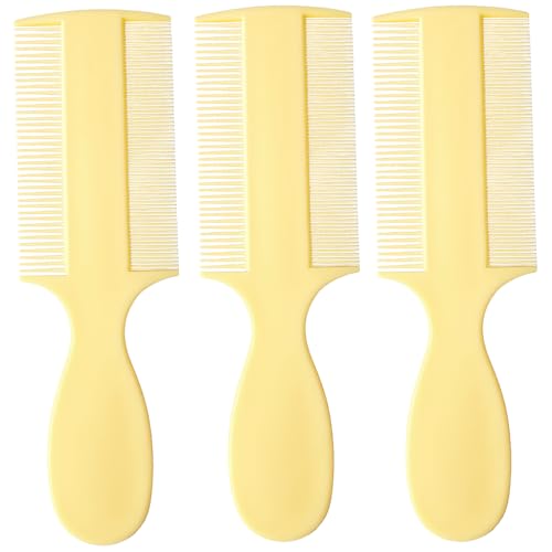 Vakly Fine Tooth Comb Set - Double-Sided Baby Grooming 3 Pack