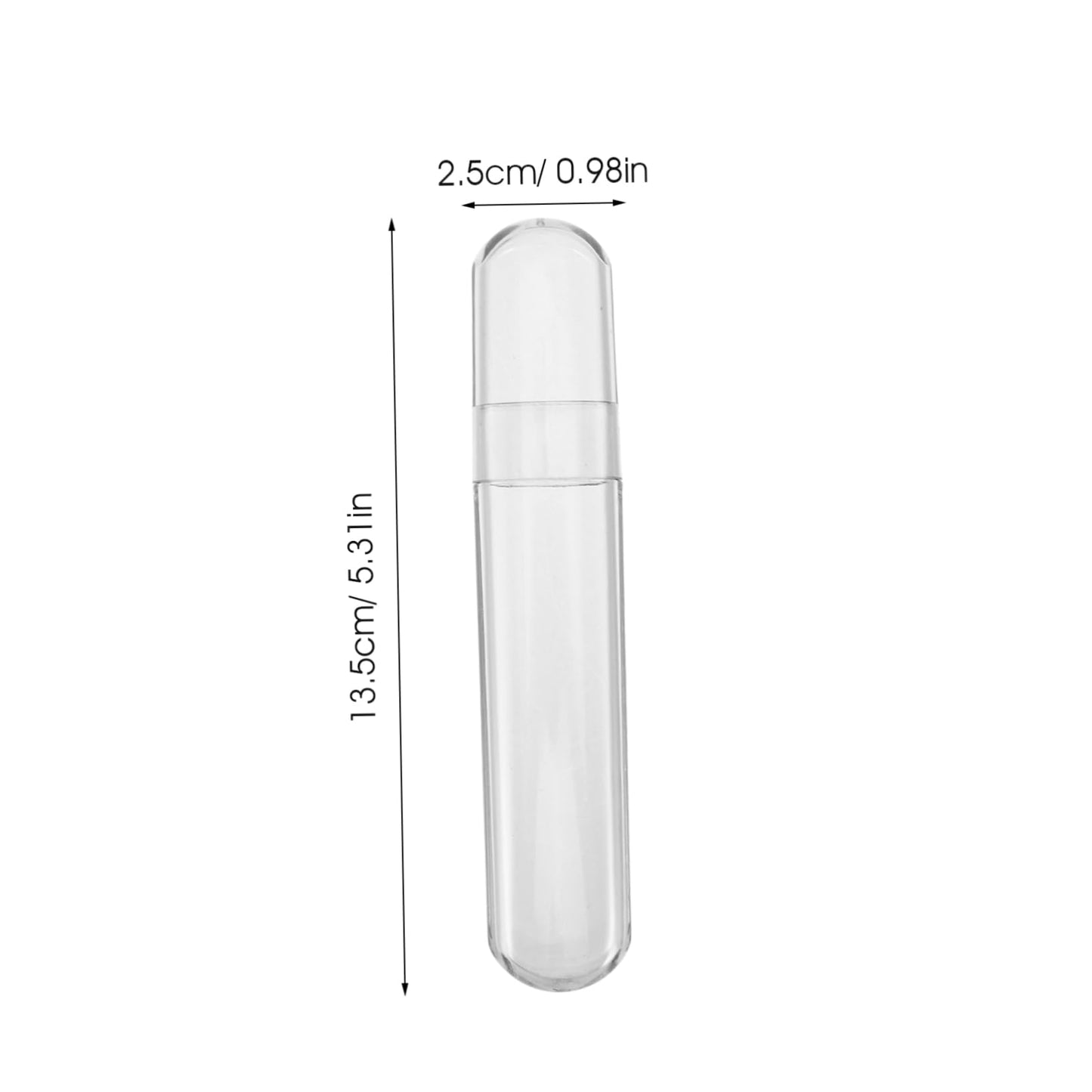 DECORNIJIA Travel Tweezer Case with Storage Tubes and Caps Portable Organizer for Eyelash Extension Tweezers and Craft Supplies Compact and Easy to Clean
