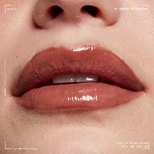 NYX This Is Milky Gloss Hydrating Lip Gloss - Milk The Coco (Dark Chocolate)