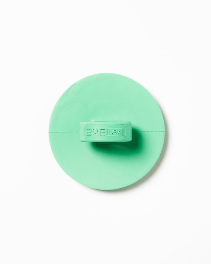 Boie USA Face Scrubber - Handheld Facial Tool, Deep Cleansing Exfoliating Facial Brush. Fights Acne with Gentle, Silicone-Like Bristles, Long Lasting, & Hypoallergenic (Mint)