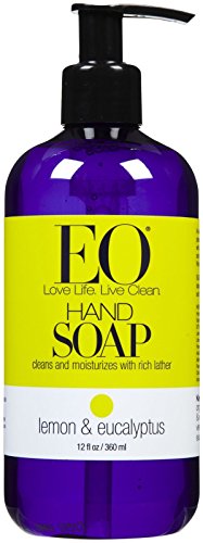 EO Essential Oil Liquid Hand Soap - Lemon & Eucalyptus, 12 oz