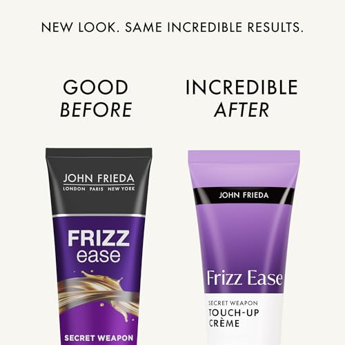 John Frieda Frizz Ease Secret Weapon Smoothing Hair Creme 8oz Pack of 2, Lightweight Hydrating Treatment
