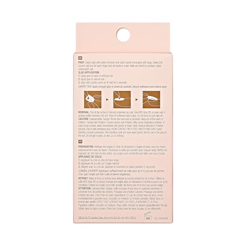 Goldfinger Gel Glam Design Press On Nails - 3 Pack of Long Length