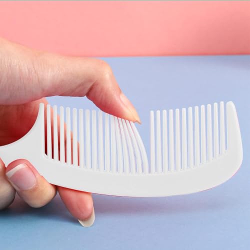 Merkaunis 100-Pack Disposable Hair Combs, Individually Wrapped Plastic Combs