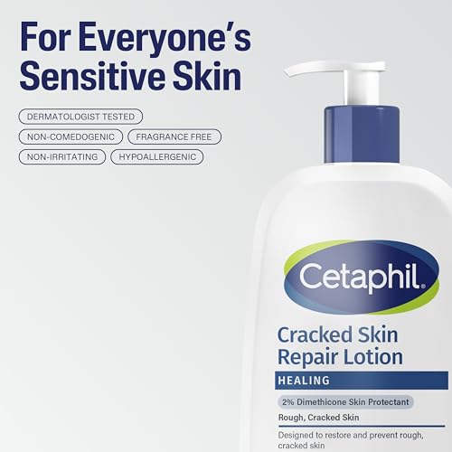 Cetaphil Cracked Skin Repair Lotion Fragrance Free 16oz