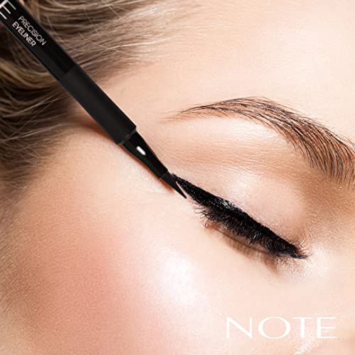 NOTE Waterproof Liquid Eyeliner Pencil - Precise, Smudgeproof, Quick Dry Black 0.03 oz
