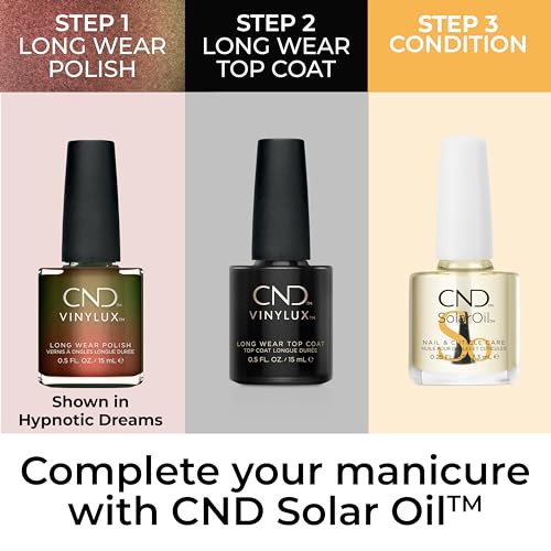 CND Vinylux Longwear Nail Polish, Untitled Bronze Metallic Shimmer, 0.5 oz