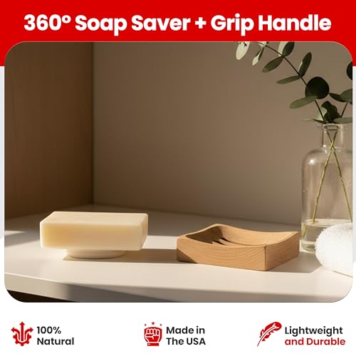 Bar Soap Gripper - Pack of 2, Lightweight Handle, USA Made