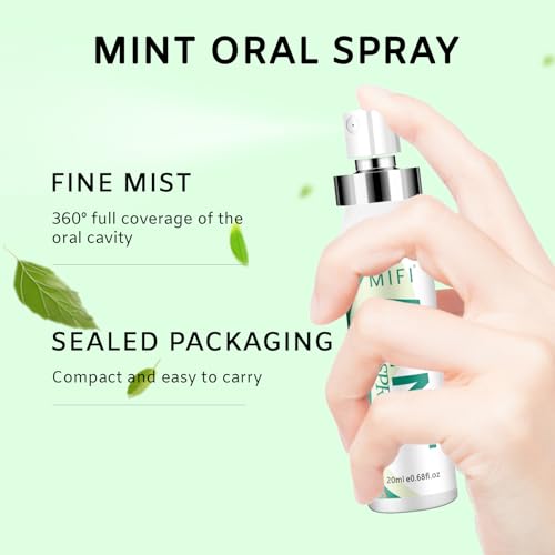 PEGO Sugar-Free Breath Freshener Spray - 20ml Portable Oral Care (2-Pack)