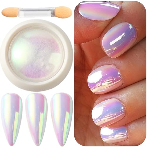 Holographic Unicorn Chrome Nail Powder with Applicator | 1g