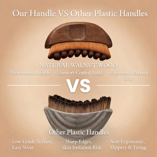 Lymphatic Contour Face Brush - Wooden Dry Brush with Gift Box Set