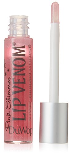 DuWop Lip Venom Lip Plumping Gloss - Pink Shimmer Hydrating Formula