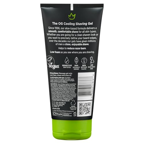 King of Shaves Cooling Shave Gel for Sensitive Skin - 5.9 FL OZ