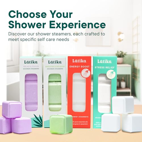 Latika Breathe & Release Shower Steamers – Eucalyptus & Peppermint