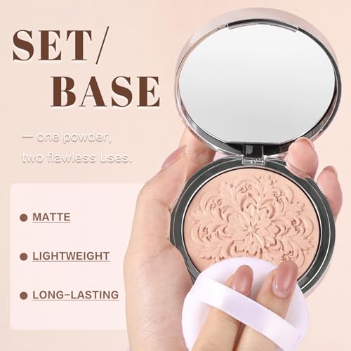 UCANBE 2-in-1 Superfreezed Pressed Setting Powder - Oil Control Matte Finish