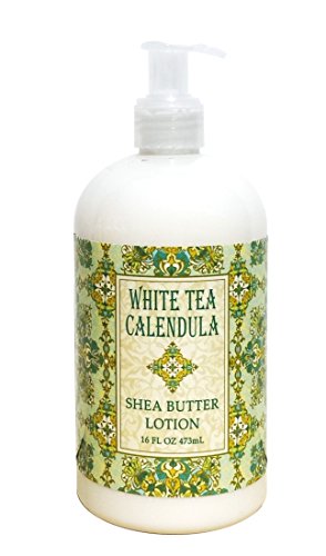 Greenwich Bay White Tea Calendula Shea Body Lotion 16oz - Enriched with Cocoa & White Tea Extracts