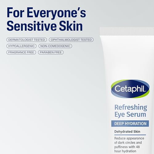 Cetaphil Deep Hydration Eye Serum - Reduce Dark Circles & Puffiness, 0.5 fl oz