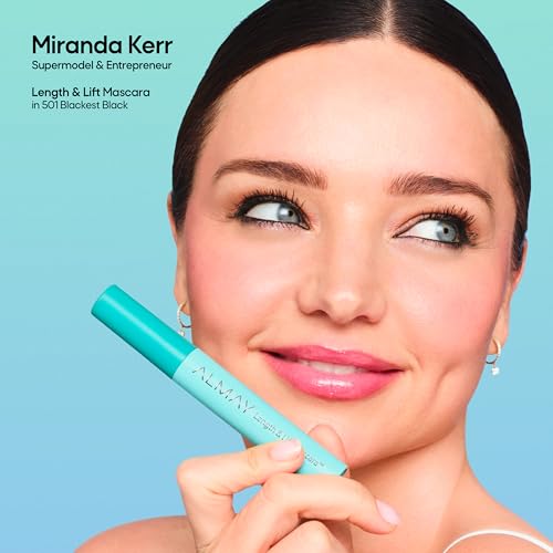 Almay Length & Lift Waterproof Black Mascara 0.24 Fl Oz - Hypoallergenic, Cruelty-Free