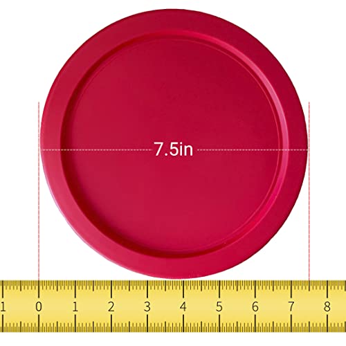 Pyrex Replacement Lids for 6 & 7-Cup Containers | 2-Pack Red