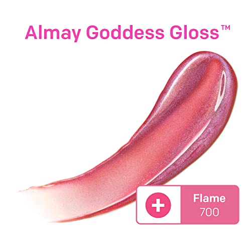 Almay Goddess Gloss Holographic Lip Gloss, Flame, 2-Pack