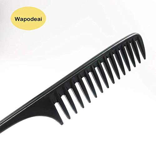 Wapodeai Wide Tooth Detangling Comb - Anti-Static & Heat Resistant
